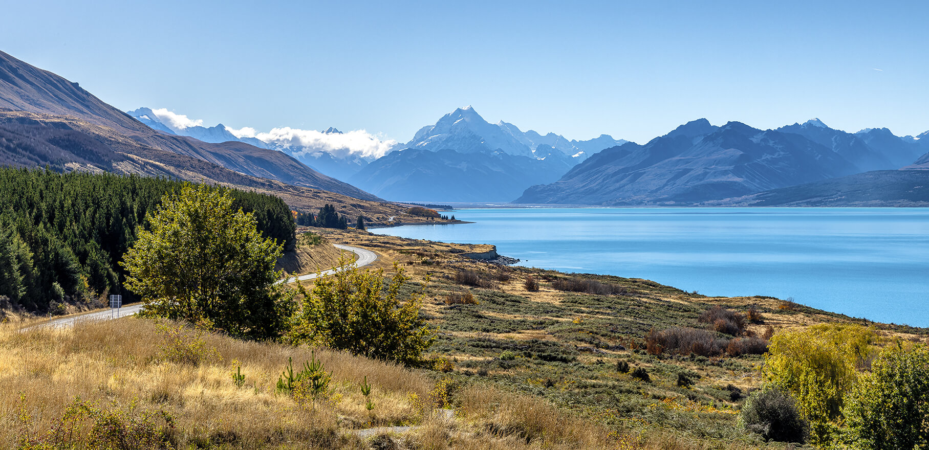 Honour For Print Glacial Waters Of Lake Pakakijpeg By Bob Garnett