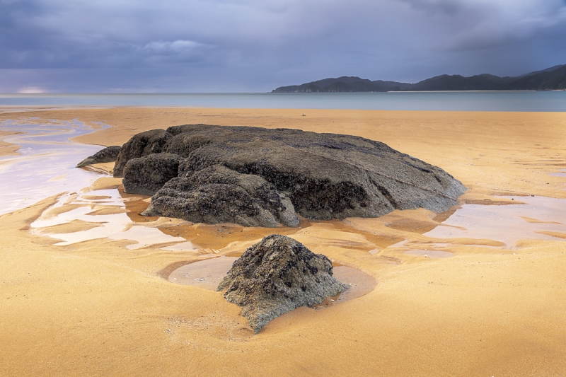 Merit For Rocks And Golden Sand By John Doody