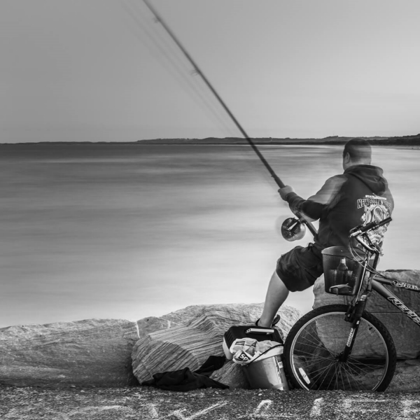 Merit For Fishing Dude By Michael Keenan