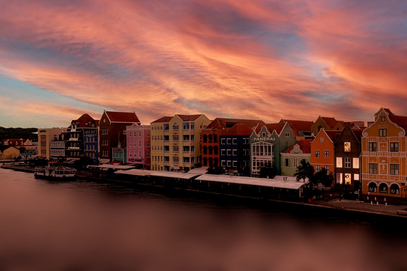 Merit For Digital Sunset In Willemstad By Swarna Wijesekera