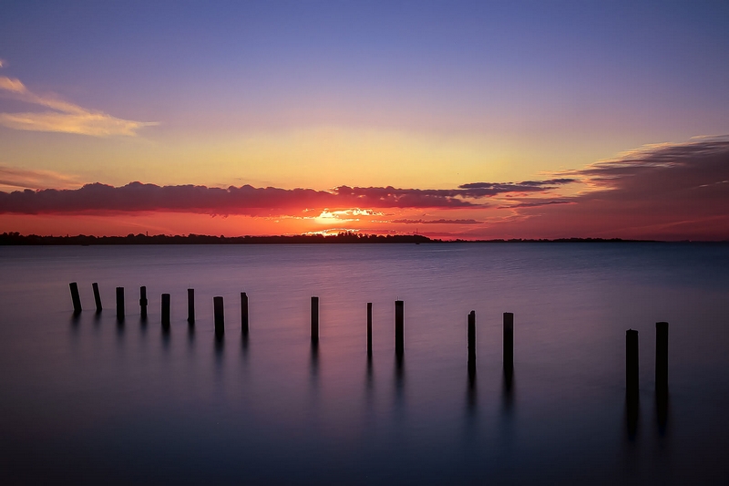 Merit For Print A Glorious Sunset In Wynnum By 89