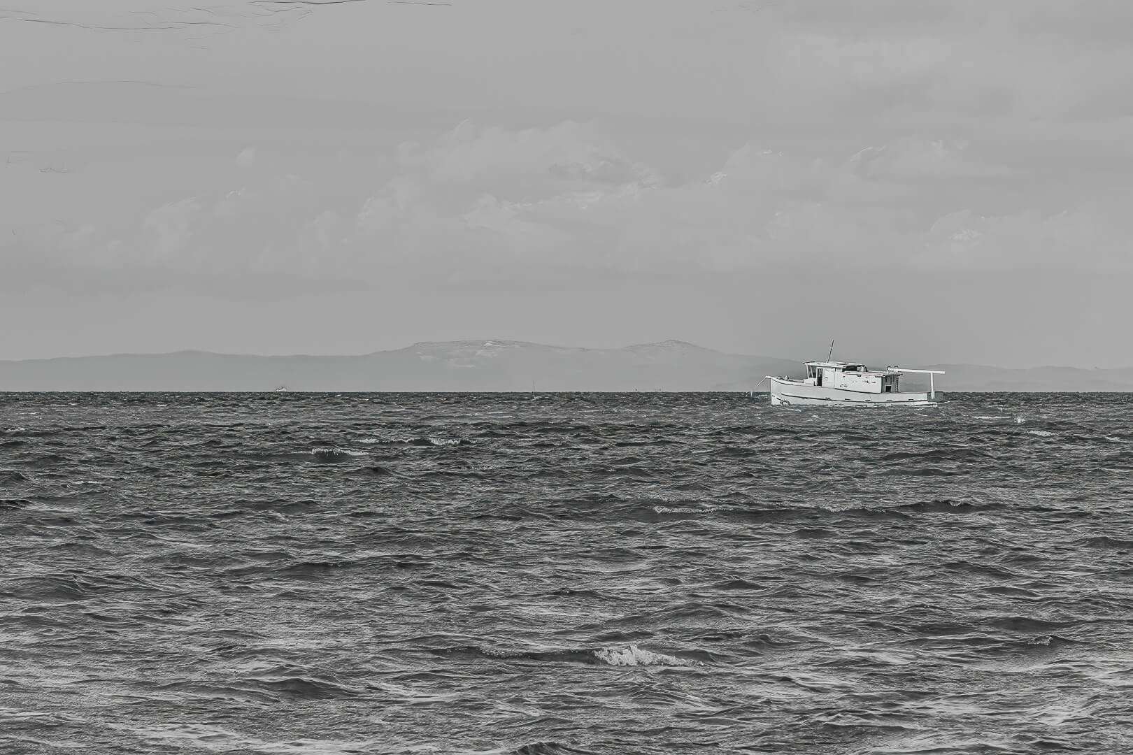 Merit For Print A Lone Boat By 