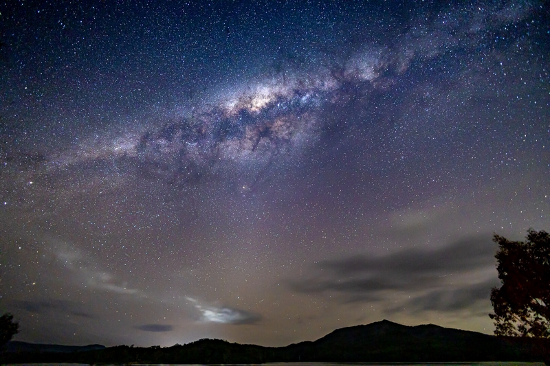 Merit For Digital Milky Way At Wyralong Dam By Hazel Sempf