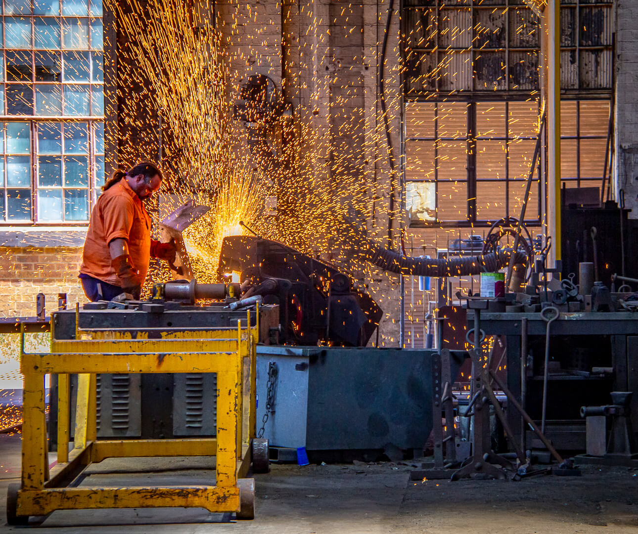 Honour For Dig Machinery At Railway Workshop By Hazel Sempf