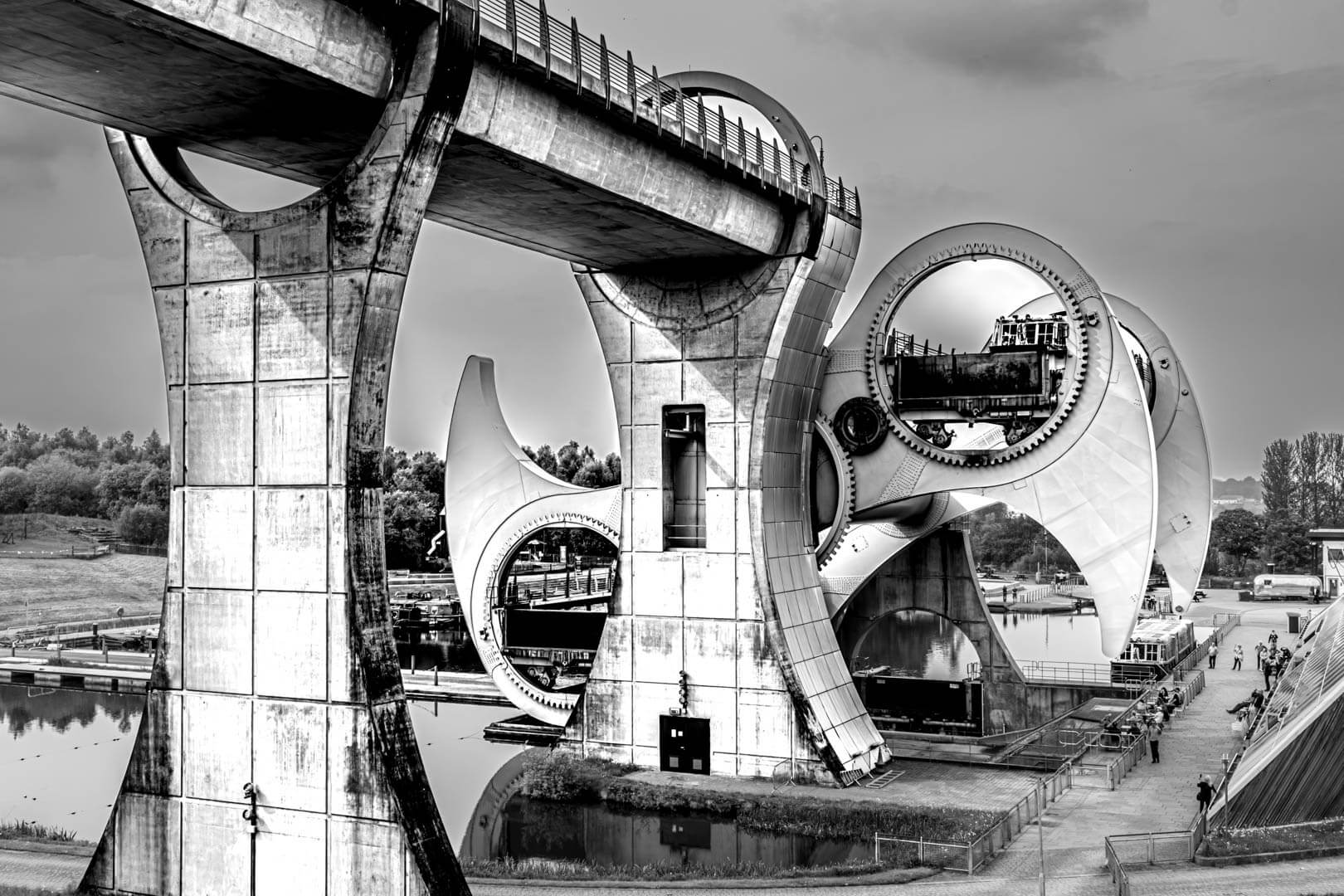 Honour For Digital The Falkirk Wheel, Scotland By John Langer