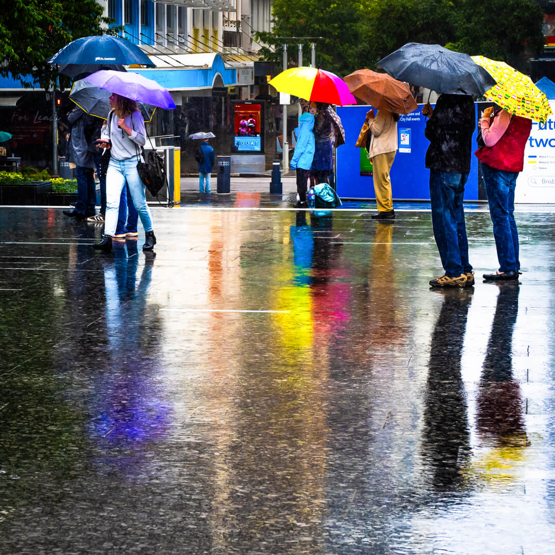 Merit For Digital Colourful Umbrella Day By Hector Beveridge