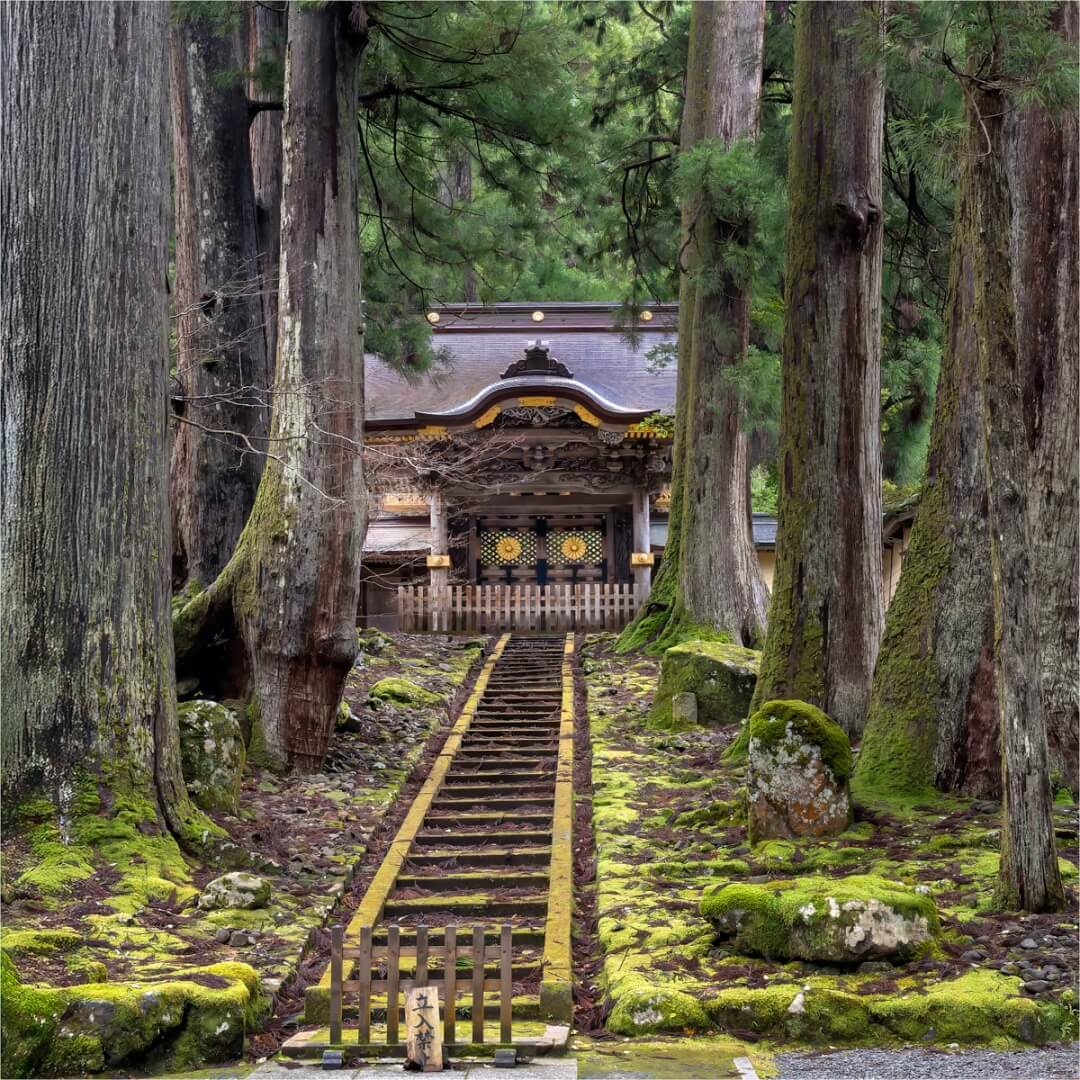 Merit For Print Ehei Ji Zen Buddhist Temple By Paul MacKay