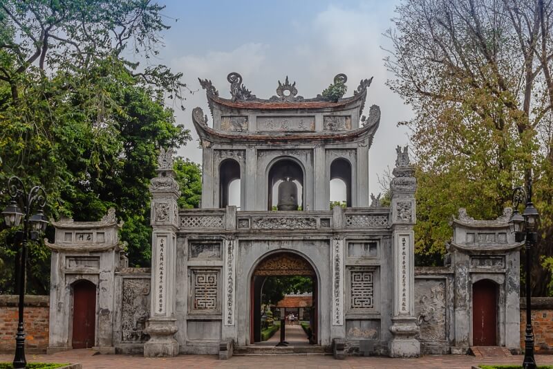 Merit For Monastery Entrance In Danang By Swarna Wijesekera