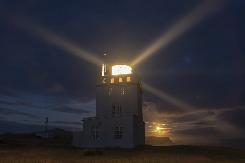 Merit For Dyrholaey Lighthouse By Jefferey Mott