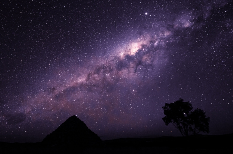 Merit For Milky Way Over Ballandean Pyramid By Hector Beveridge
