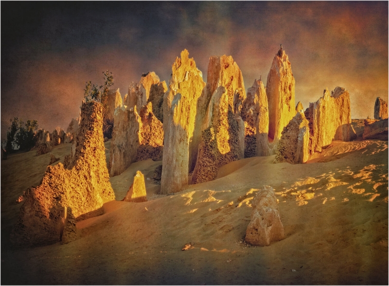 Merit For Pinnacles Sunset By Clive Hammond
