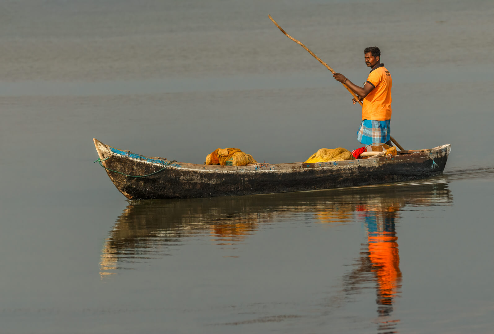 Honour For Print The Boatman  By Lekha Suraweera