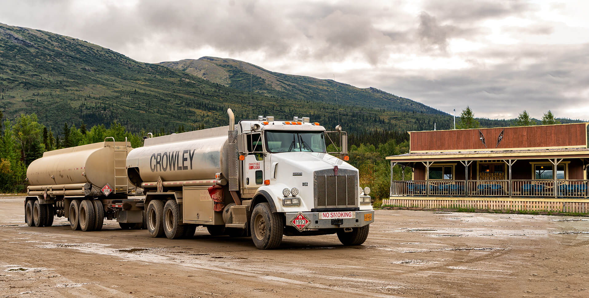 Merit For Print C79 Alaskan Fuel Truck Jpg By Rosslyn Garnett