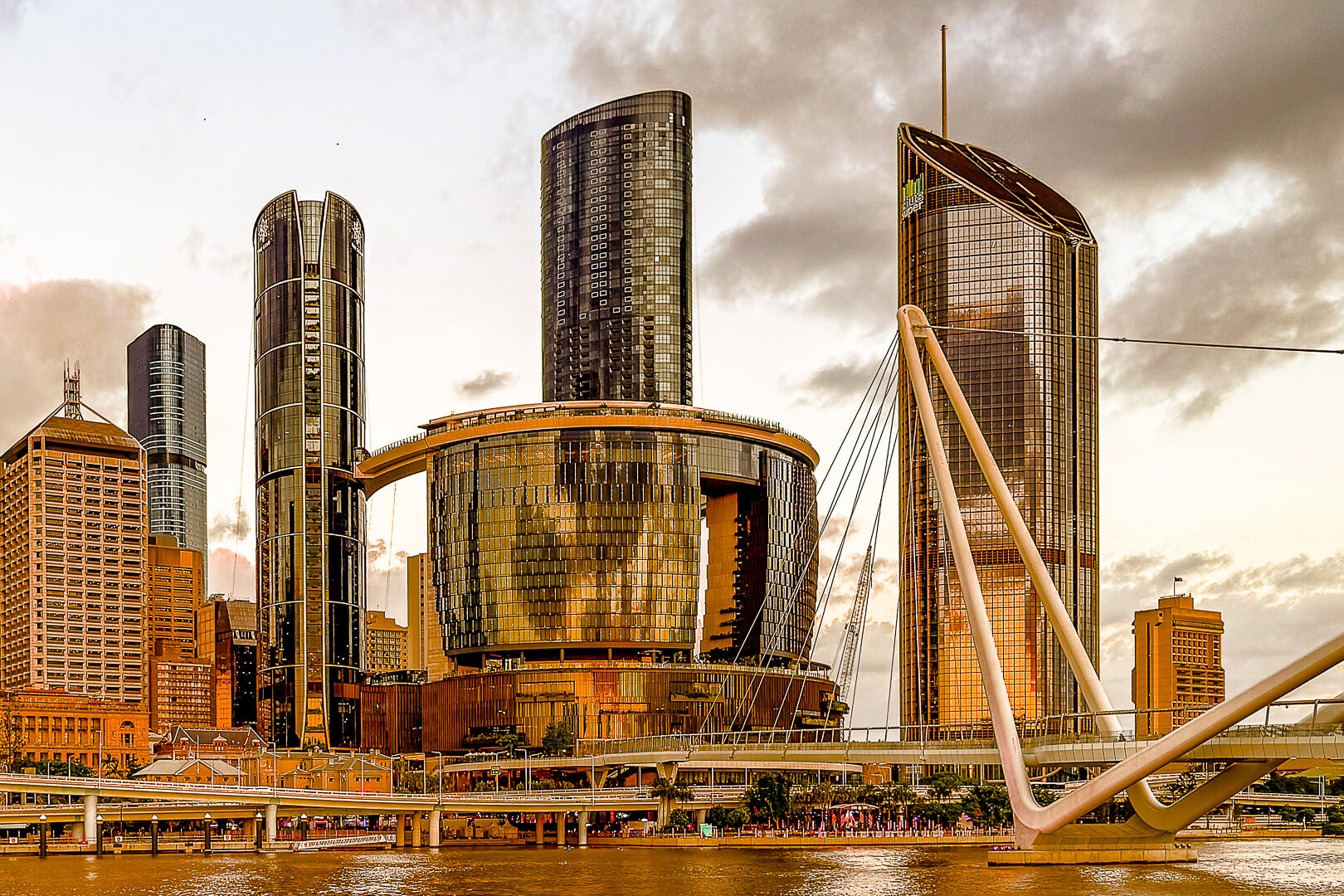 Merit For Print Queens Wharf In The Golden Hour By Swarna Wijesekera