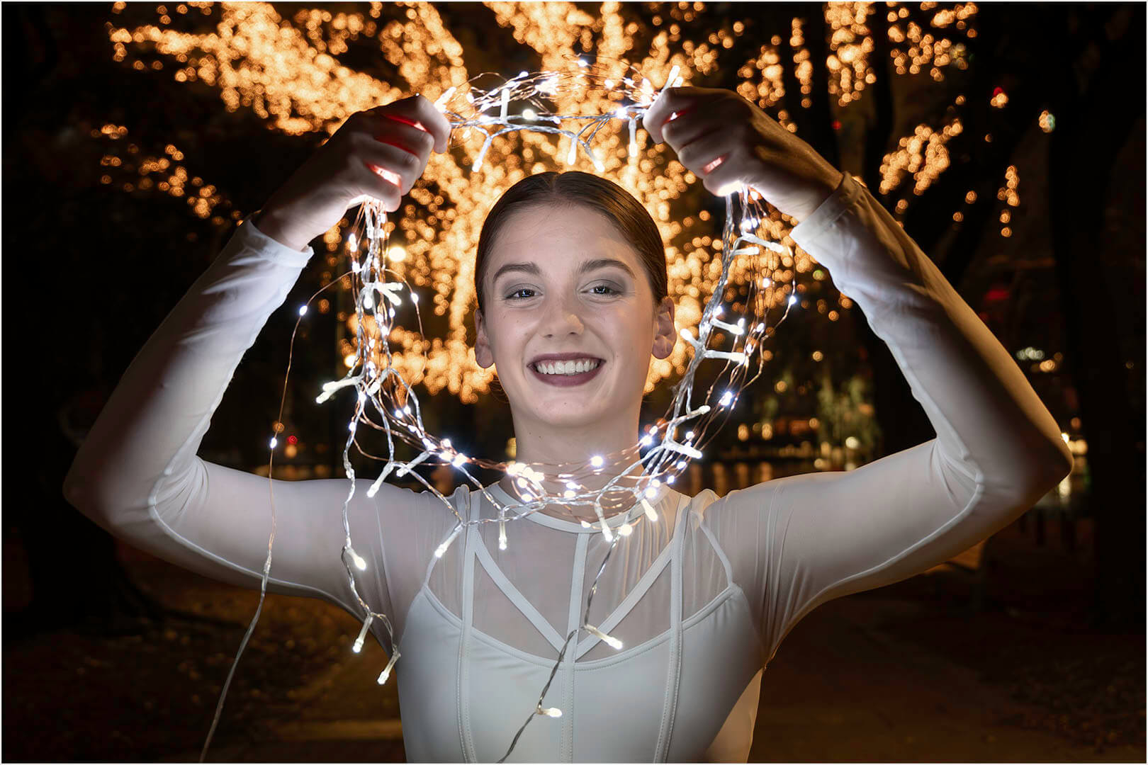 Merit For Print 42 Girl With Lights  By Suzanne Edgeworth