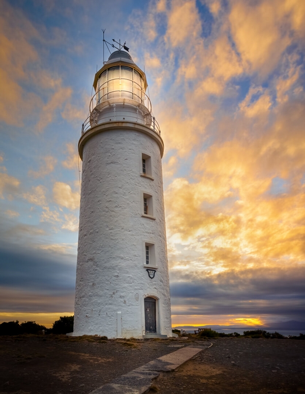 Honour For Digital Cape Bruny Lighthouse Sunset By Geoffrey Hui