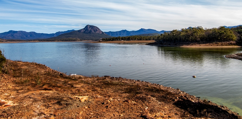 Merit For Digital Low Water In Moogerah Dam By Michael Mitchell