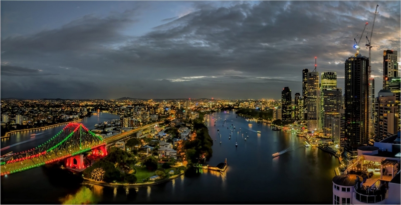 Merit For Digital River City Panorama By Paul MacKay