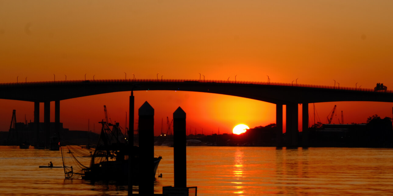 Bronze For Print Golden Morning GatewayBridge By Robert Valance