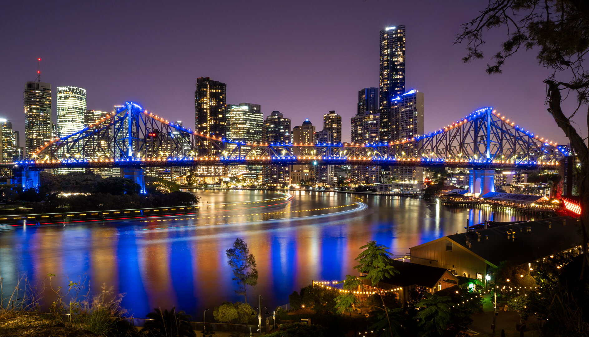 Honour For Digital Brisbane Viewed From Wilsons Point By Margareta Dewilde