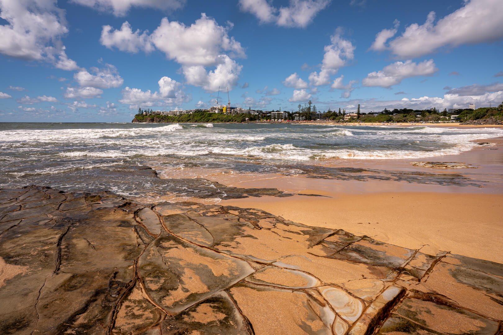 Merit For Digital Moffatt Beach From The Rocks By Rose Parr