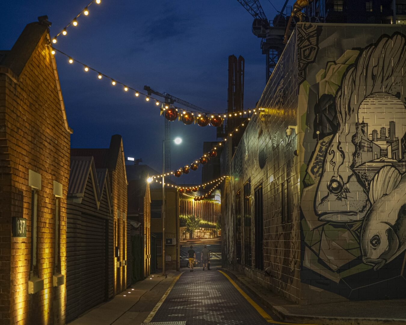 Merit For Print Fish Alley By Dorothy Harkins