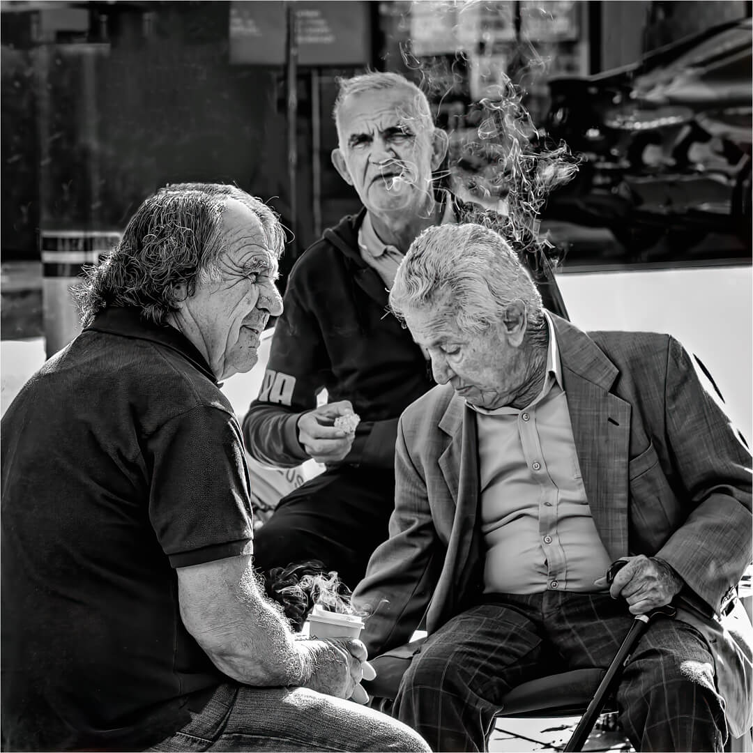 Merit For Print Three Greek Australians By Paul MacKay