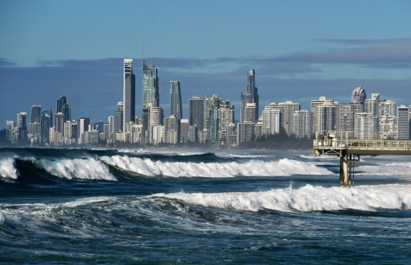 Merit For Print Surfers Paradise Skyline By Janet Richardson